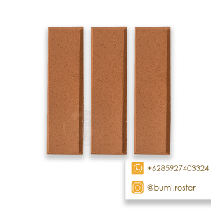 bata tempel semen merah terakota untuk dinding interior rumah